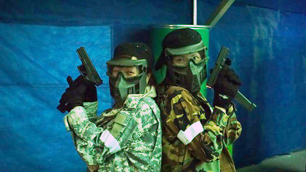 今回初めてサバゲーをする女性参加者も多かった