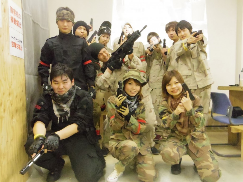 ASOBIBA大阪日本橋店での記念撮影