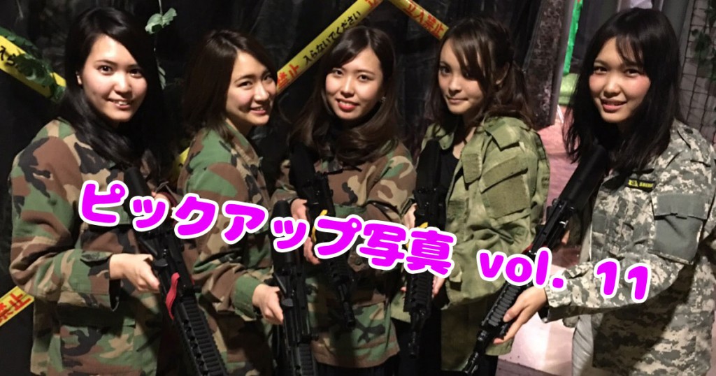 お台場店で貸切のサバゲー体験!女性陣での撮影