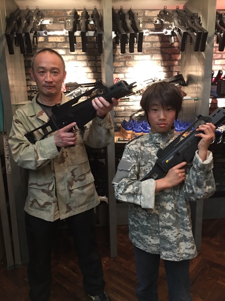 サバゲーで譲れない戦いのある親子