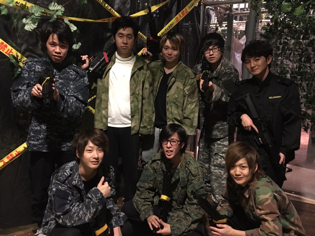 お台場店で貸切サバゲー体験!男性陣での撮影