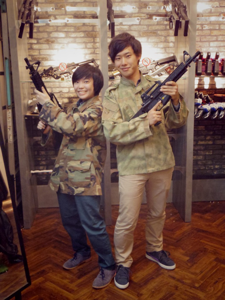 お台場店で楽しくカップルでサバゲー