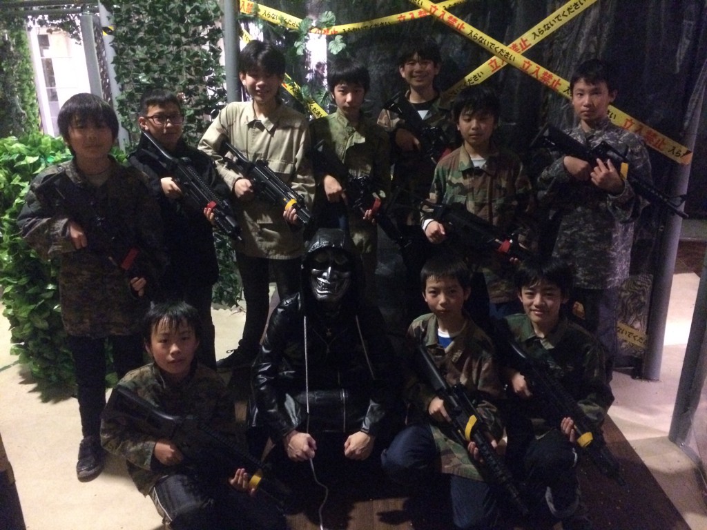 ASOBIBAお台場店で小学生の友達だけで貸切でサバゲー